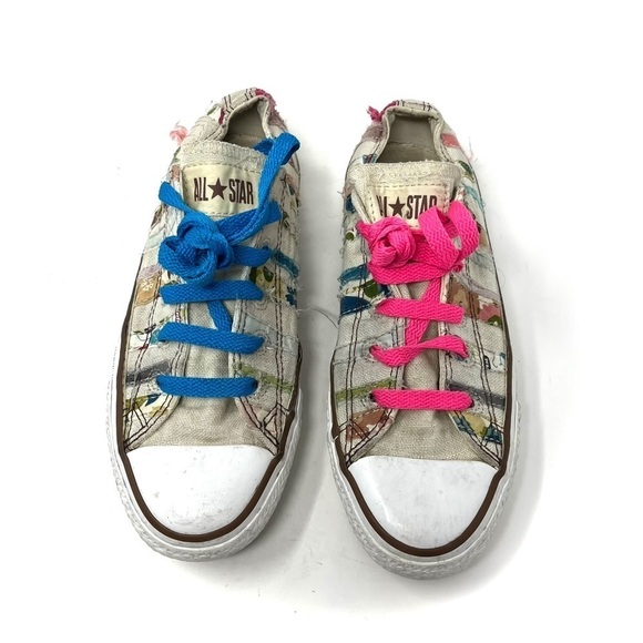 Converse Chuck Taylor All Star Low Multicolor Unisex Sneakers Men’s 4 Women’s 6 - Picture 1 of 8
